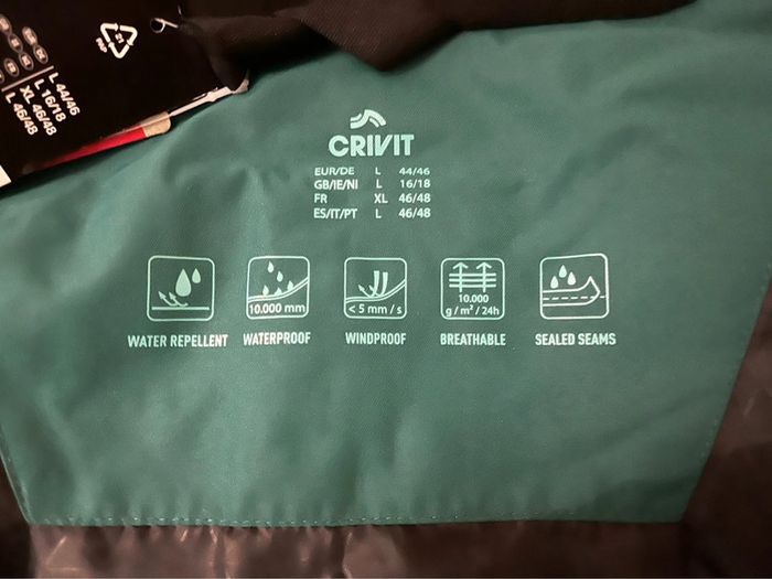 Manteau de ski femme Recco bleu turquoise taille XL - photo numéro 7