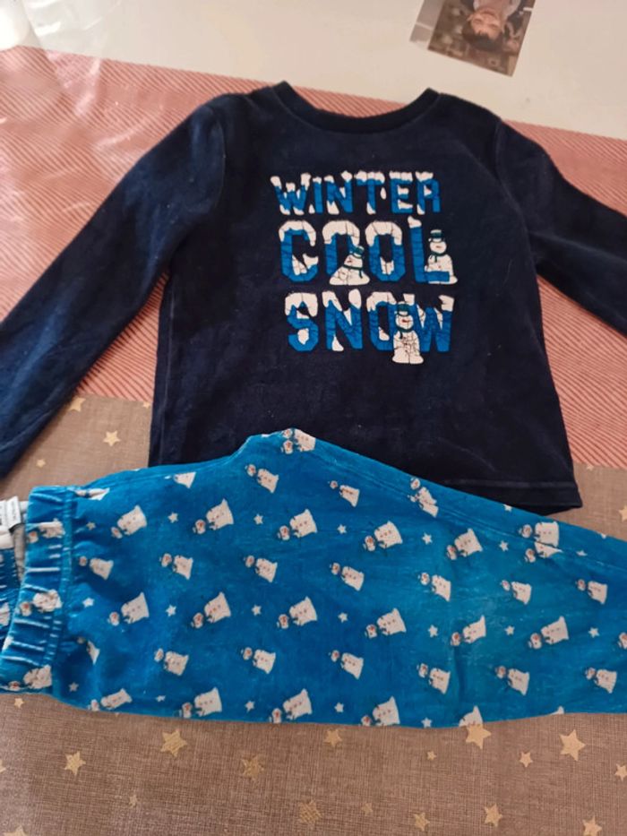 Pyjama velours 3ans LH - photo numéro 2