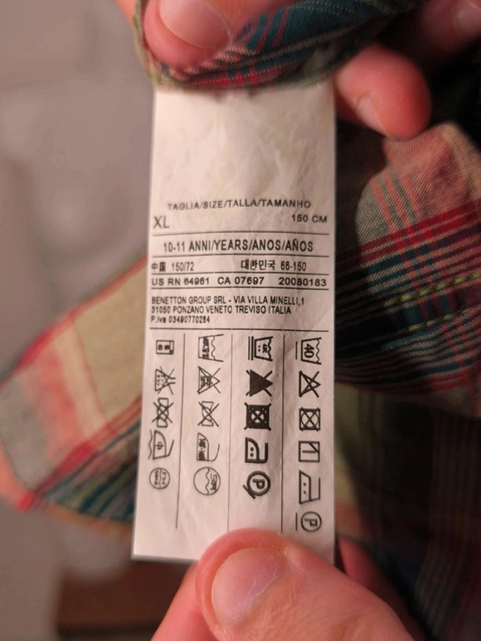Chemise United Colors of Benetton Femme Taille XL - photo numéro 7