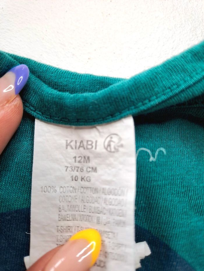 T-shirt vert 12 mois - photo numéro 3