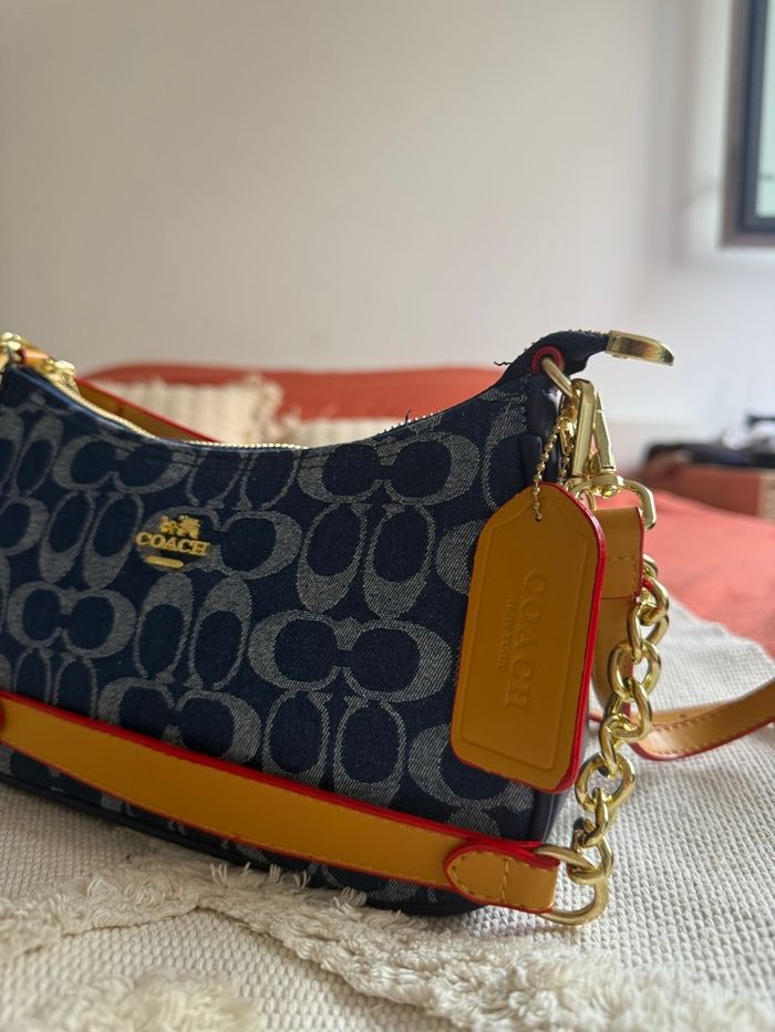 Sac coach bleu - photo numéro 3