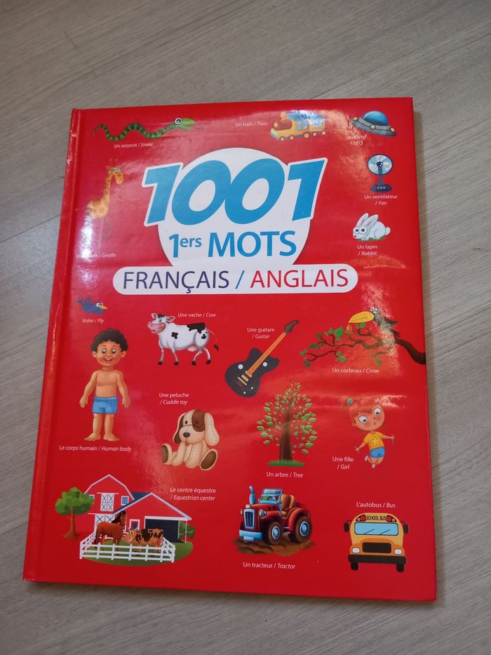 Livre pour apprendre les premiers mots en anglais