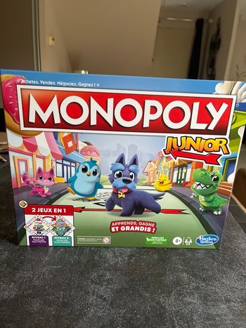Monopoly junior hasbro neuf scellé
