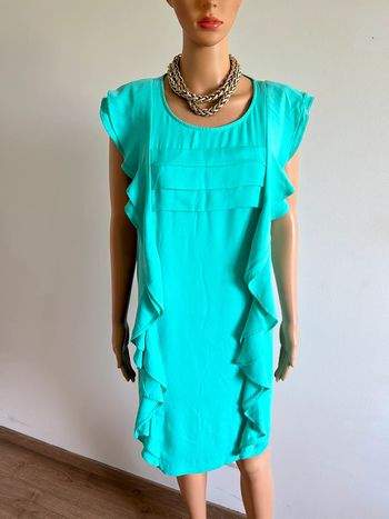 Robe turquoise sans manches Morgan taille 40 TBE