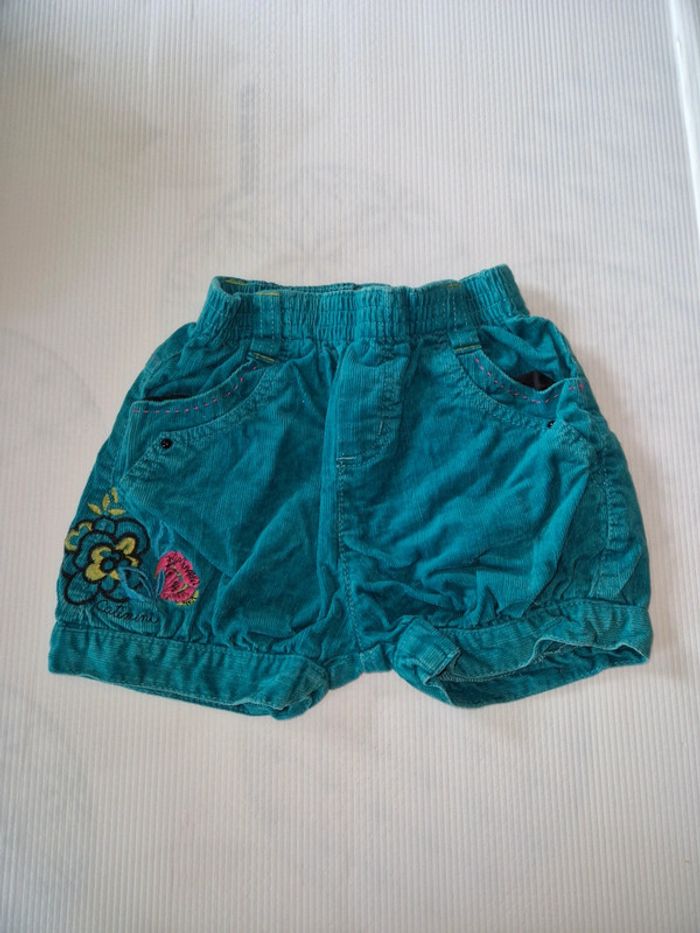 Short velours fille 18 mois (80)