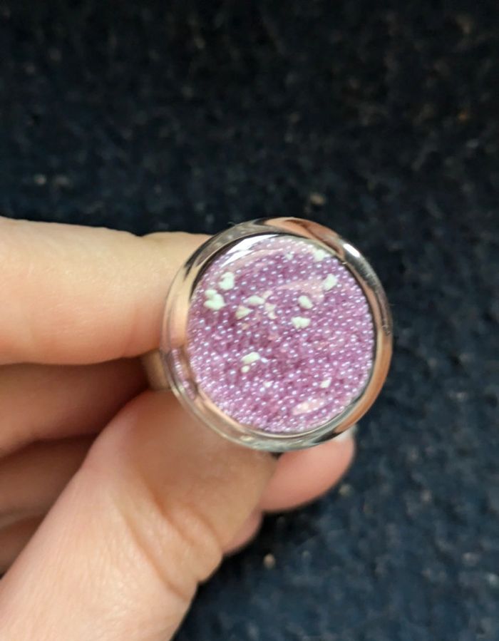 Bague ronde en verre style pylônes - photo numéro 2