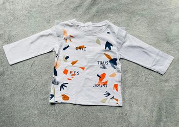 Tee shirt manches longues, fille, 12 mois