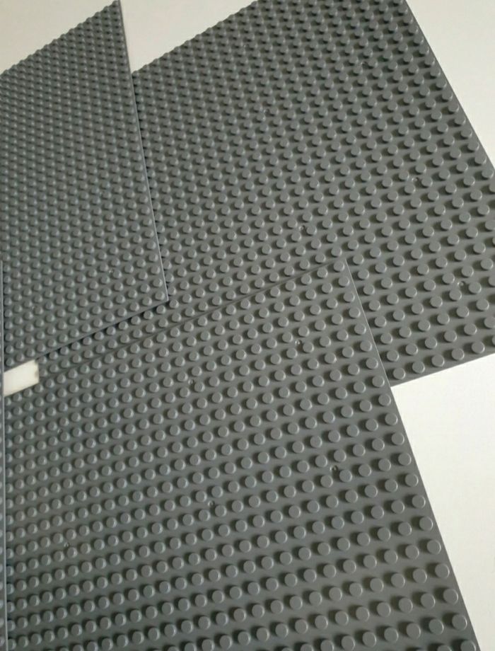 Plaques pour lego 32 plots gris construction enfant jeu - photo numéro 4