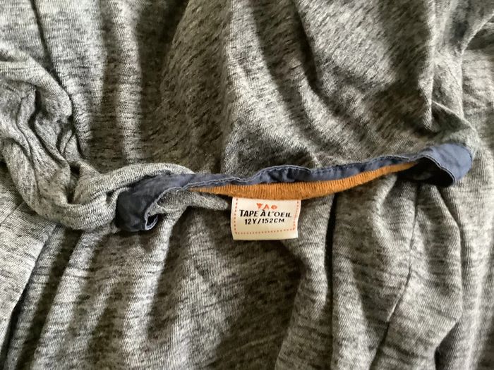 Tee shirt manches longues à bouton 12 ans tape à l’œil - photo numéro 3