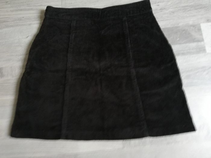 Jupe velours noire taille 36 neuve - photo numéro 4