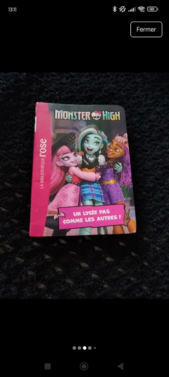 Lot livre bibliothèque rose - photo numéro 3