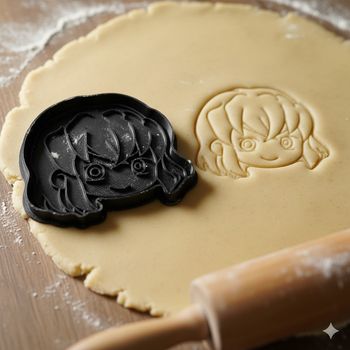 Emporte-pièce Manga Anime 8 cm - Découpoir pour Biscuits et Pâtisseries