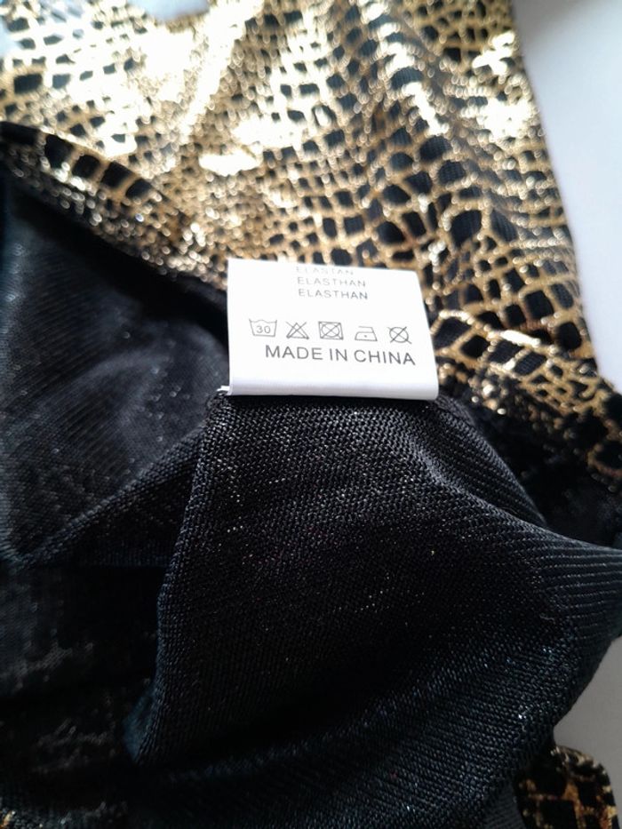 Tee shirt imprimé doré May taille S/M - photo numéro 6