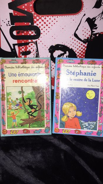 Lot de 2 livres la première bibliothèque des enfants