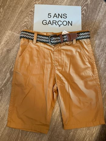 Short Garçon 5 ans