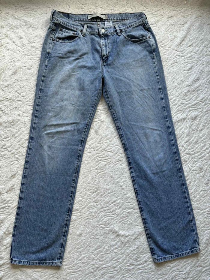 Jean Levi’s femme 505 nouveau low straight droit bleu clair XL/42 W32 Mexico 2000s rare us - photo numéro 4