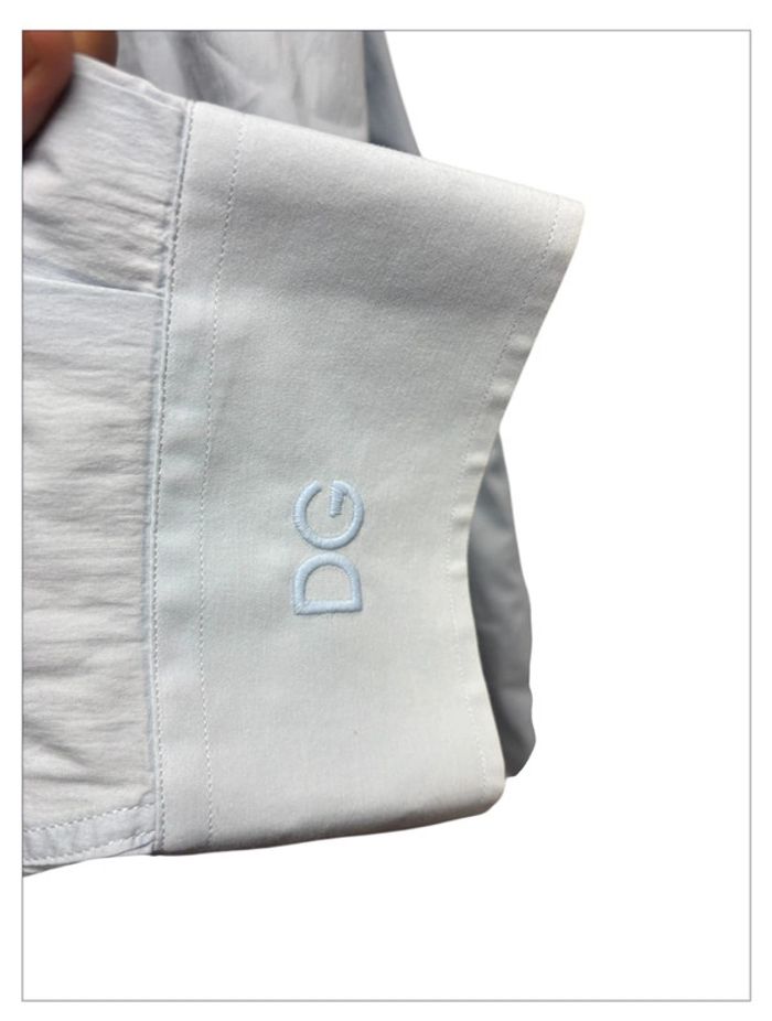 Chemise Dolce & Gabbana – Taille L – 100% Coton – Bleu Ciel - photo numéro 3
