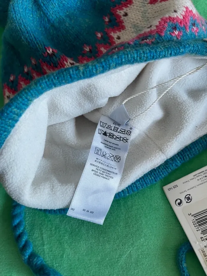Bonnet péruvien et moufles petit bateau - photo numéro 4