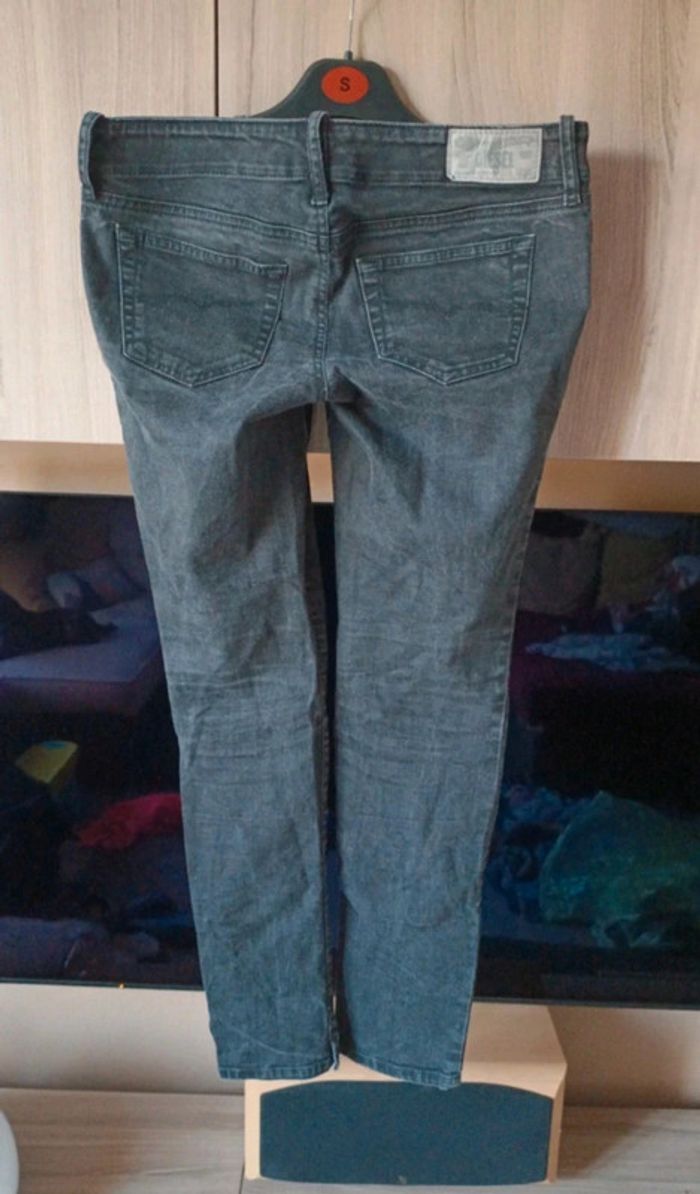 Jeans femme diesel noir en taille 38 - photo numéro 3