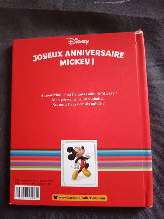 Livre joyeux anniversaire Mickey - photo numéro 3