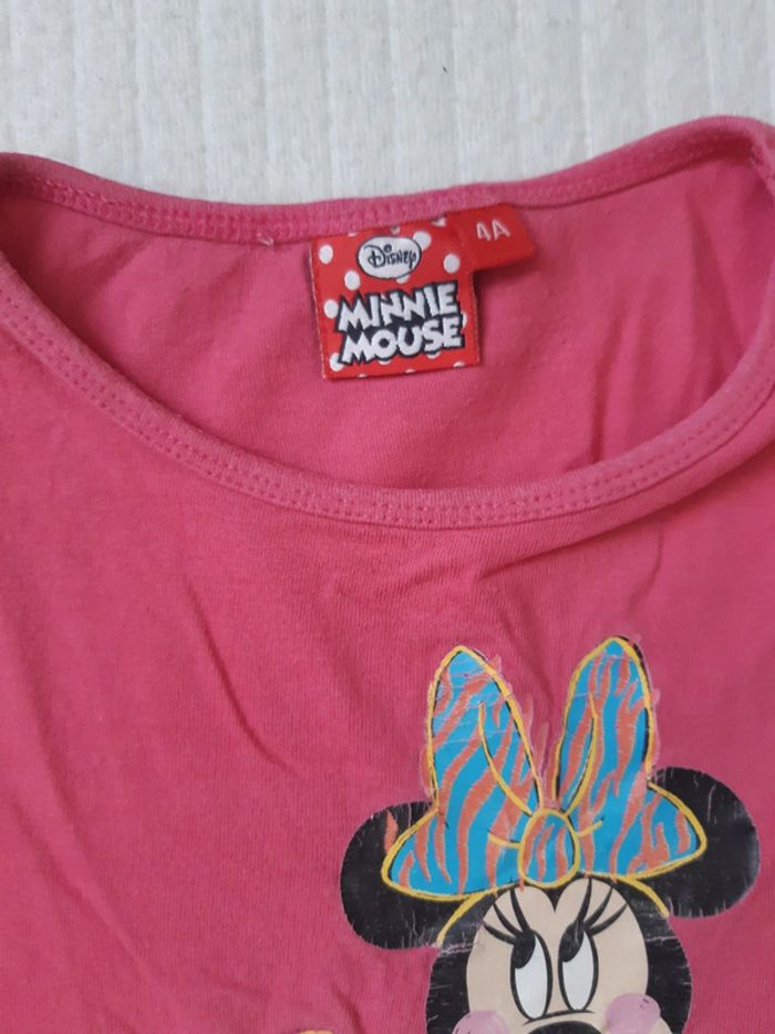 Tee shirt Minnie Disney 4 ans - photo numéro 5