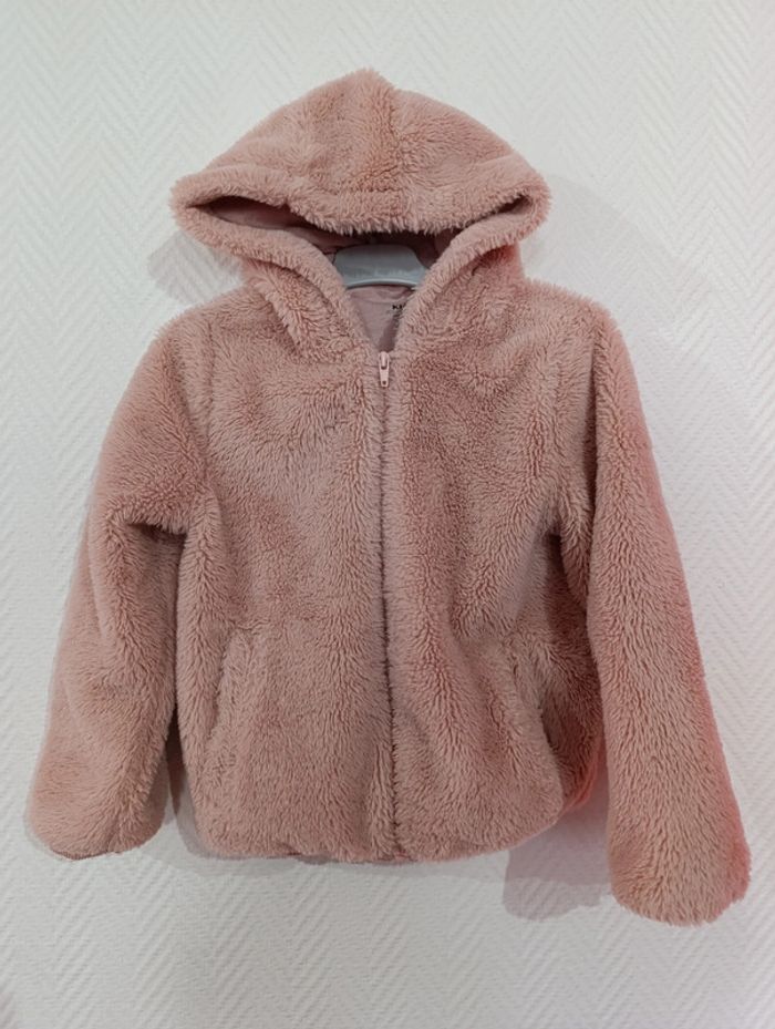 Veste toute douce rose Kiabi 8 ans