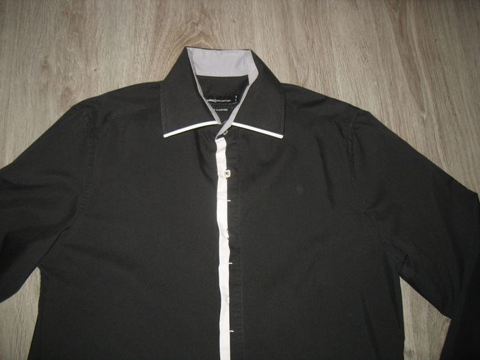 CHEMISE ML NOIRE "CARGO COLLECTION" - TAILLE L - n°01 - photo numéro 2