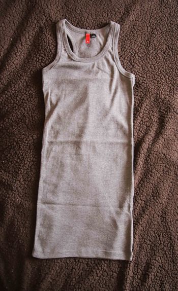 Robe "Marcel" grise en cotton H&M