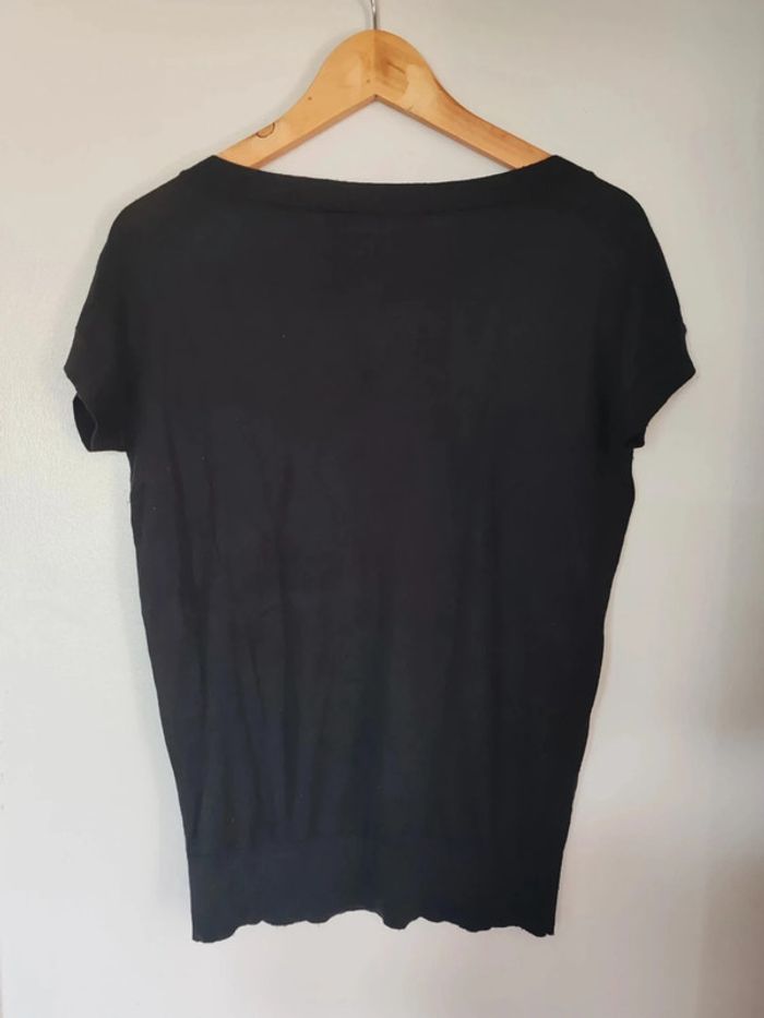 T-shirt manche courte Lauren Ralph Lauren noir taille PS - photo numéro 7