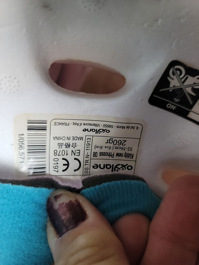 Casque velo princesse 52-56 cm btwin - photo numéro 6