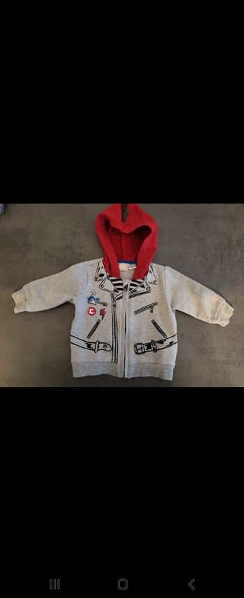 Gilet zippé  3 mois