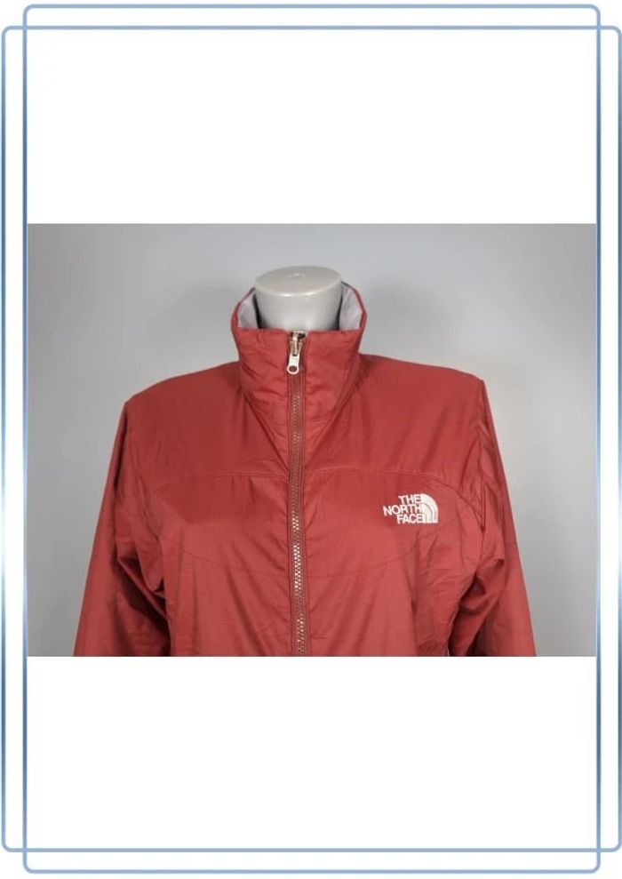 Veste coupe vent / imperméable the north face femme bordeaux taille M  brodé (340) - photo numéro 2