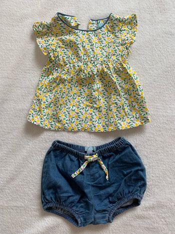 Ensemble fille Sergent major 6 mois