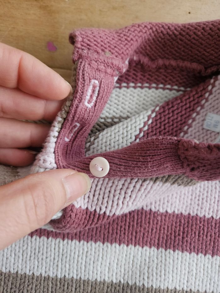 Pull coton rose 9 mois - photo numéro 8