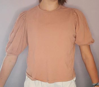 Tee-shirt manches bouffantes