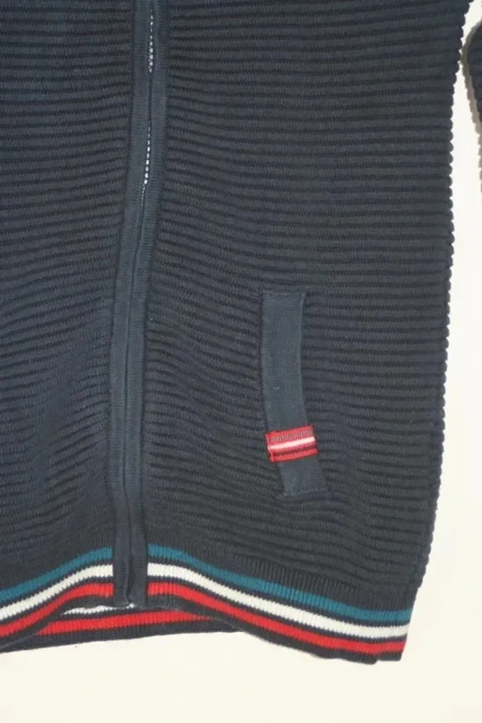 Gilet bleu marine zippé Sergent Major 11 ans - photo numéro 2