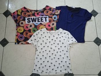 Lot de 3 tee-shirts fantaisie - 10/12 ans
