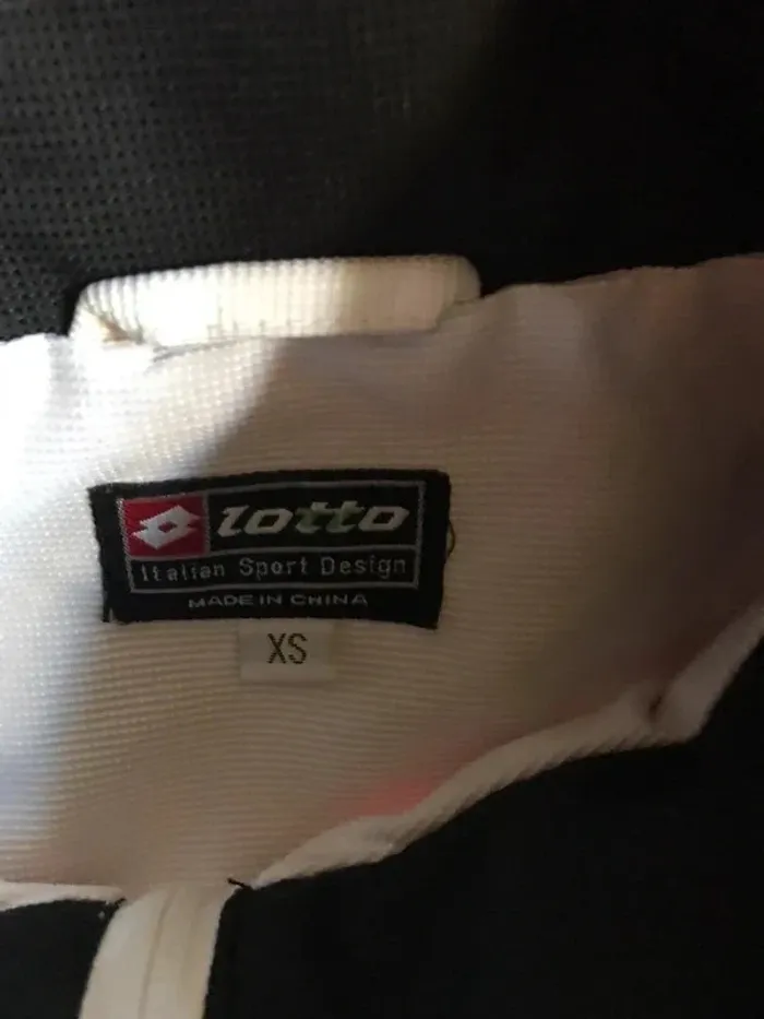 Veste Lotto femme imperméable blanc noir rose taille Xs - photo numéro 4