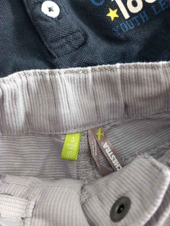 Lot 9 vêtements 1 et 3 mois TBE - photo numéro 8