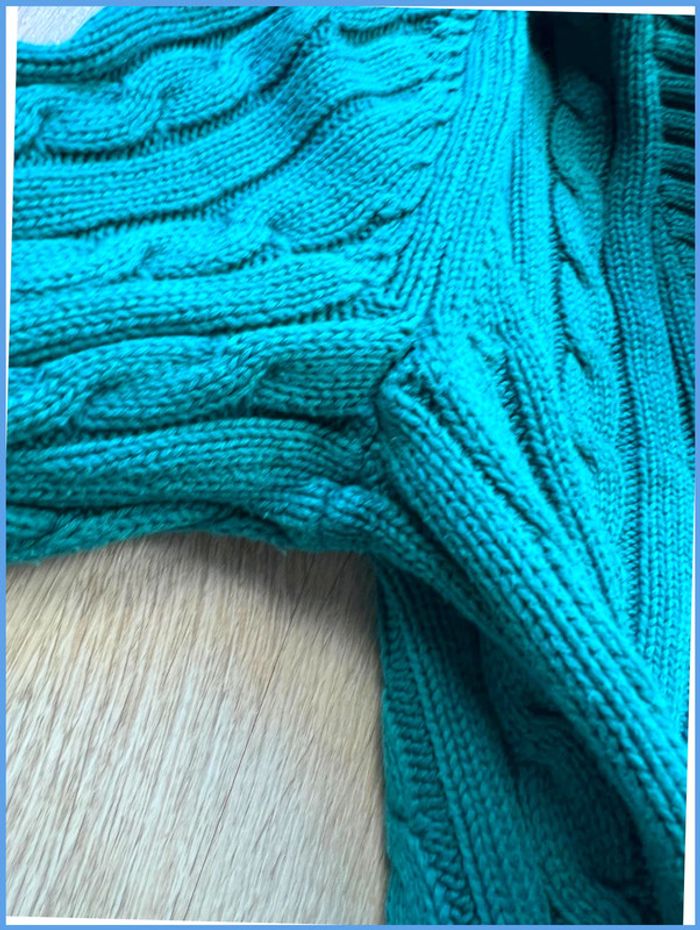 Pull col roulé Femme avec Torsade L.L. Bean Turquoise Taille XS - photo numéro 11
