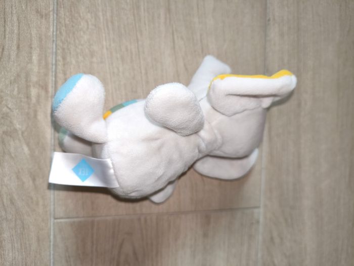Doudou éléphant tex multicolore - photo numéro 4