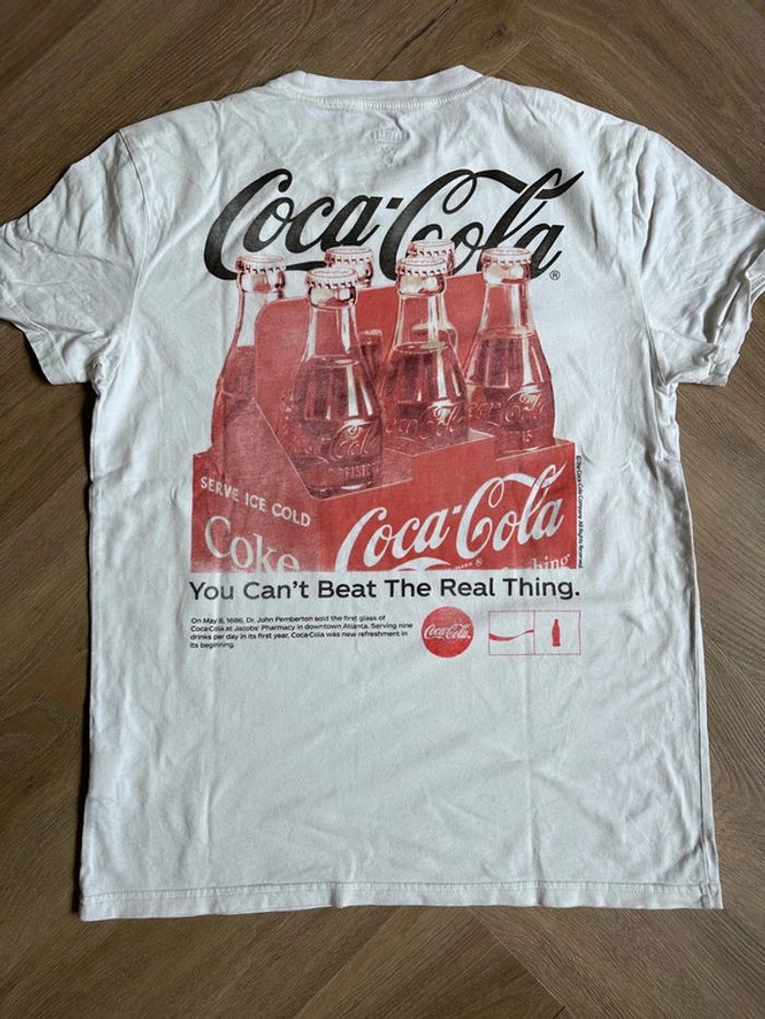 T shirt blanc coca - photo numéro 4