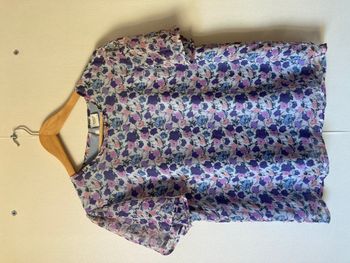 blouse manche courte motif fleuri Jacqueline de Yong