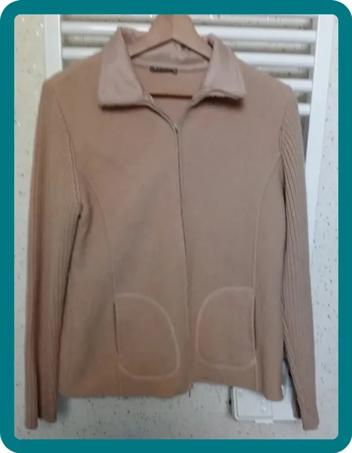 Veste beige 100 % Laine Katmaï Taille 40 - photo numéro 2