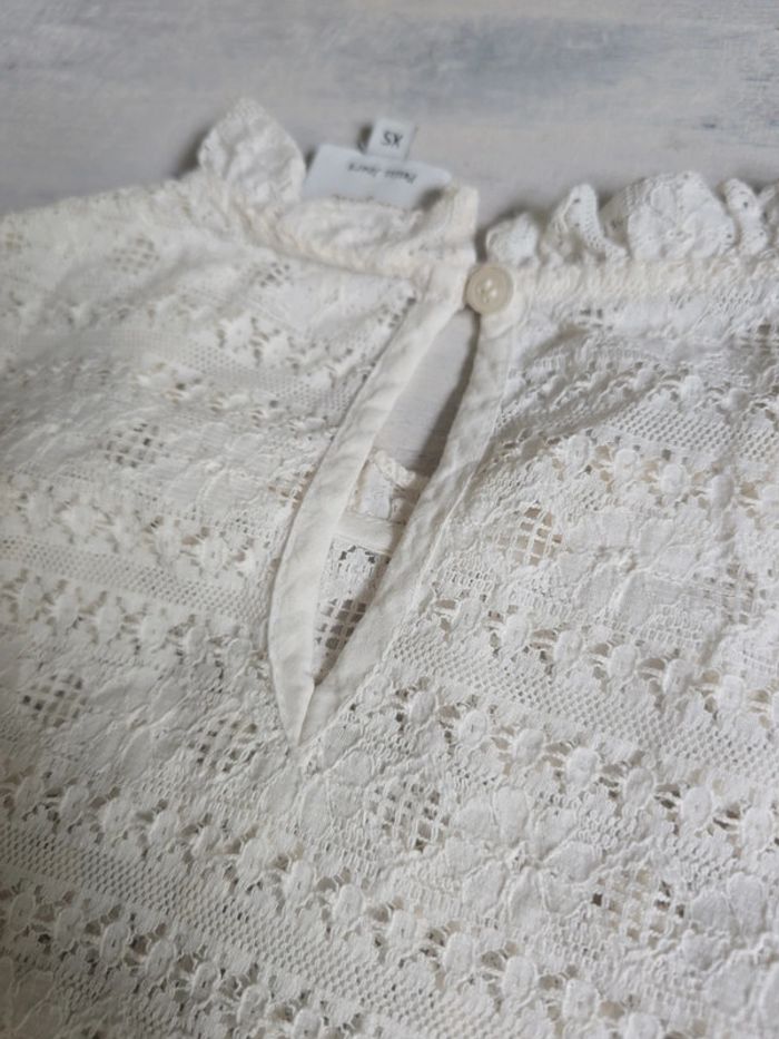 Haut en Dentelle Blanche Jolie Jolie Petits Jours Taille XS - photo numéro 13