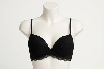 Soutien-gorge noir en dentelle élégant et confortable