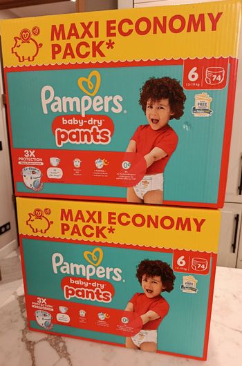 Couches Pampers Baby Dry Pants taille 6