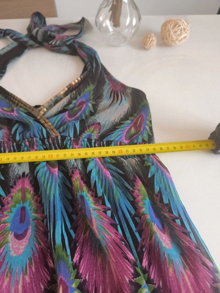 Top dos dénudée taille M MIM multicolore très bon état - photo numéro 2