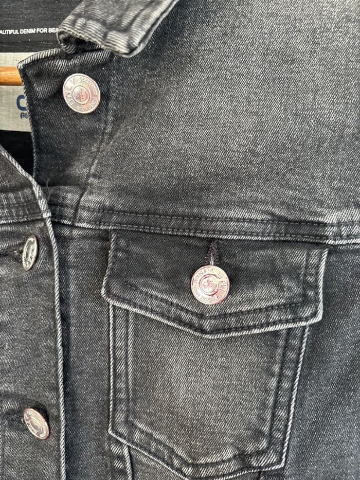 Veste en jean noir Only taille XS - photo numéro 3
