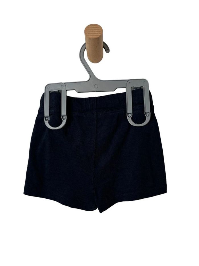 Short léger bleu marine 100% coton - Kiabi 12 mois - photo numéro 2